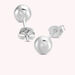 Stud earrings BOULE - Silver - All earings  | Agatha