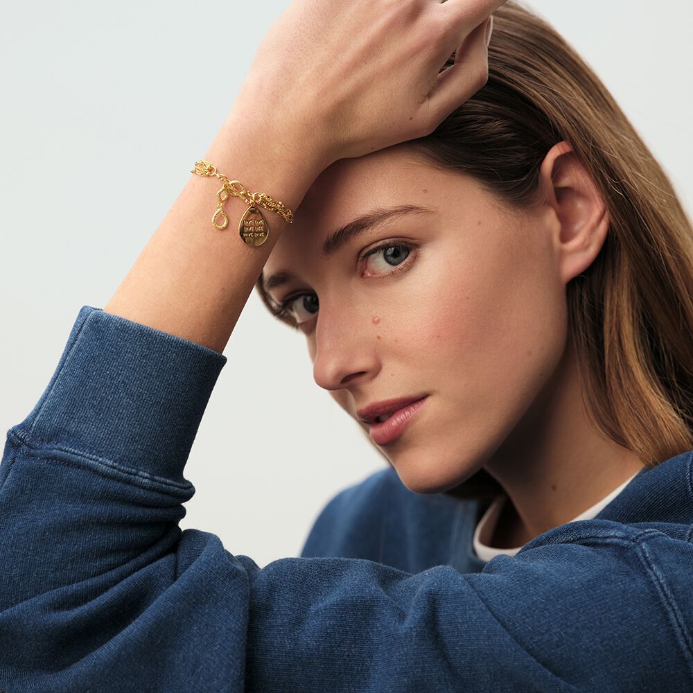 Link bracelet NEBET - Golden - Bracelets  | Agatha