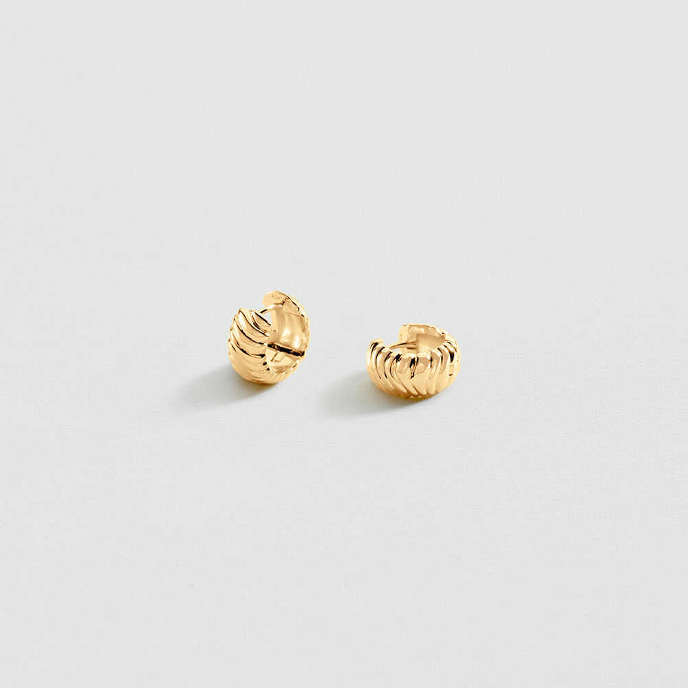 Hoops SORBONNE - Golden - Earrings  | Agatha