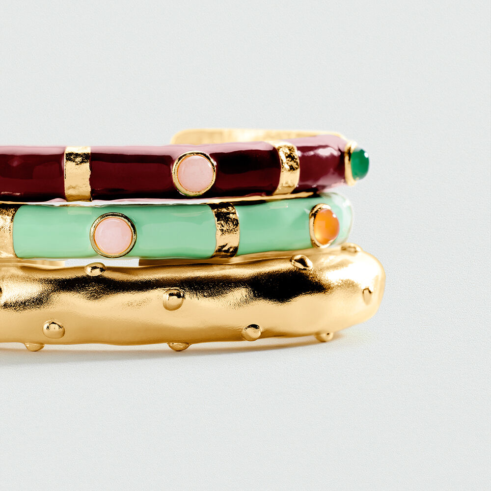 Bangle PANGEA - Golden - Bangle  | Agatha