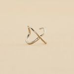 Ear cuff CRUZADO - Silver - All jewellery  | Agatha