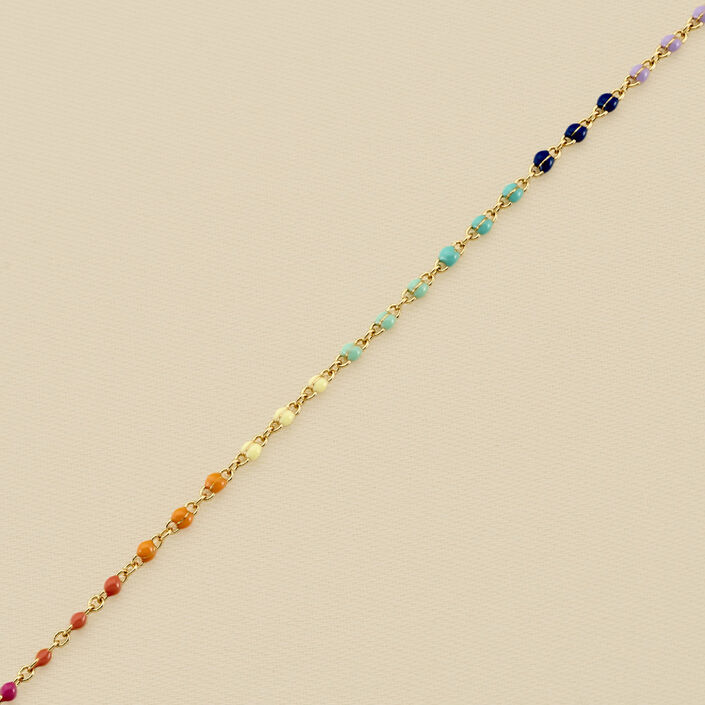 Link bracelet SMARTY - Multicolor / Gold - All bracelets  | Agatha
