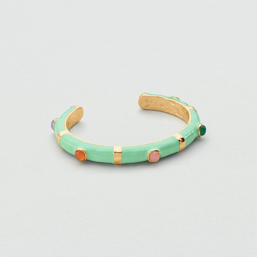 Bangle PANGEA - Blue / Gold - Bangle  | Agatha