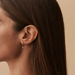 Hoop piercing DIAMSTAR - Crystal / Golden - All jewellery  | Agatha