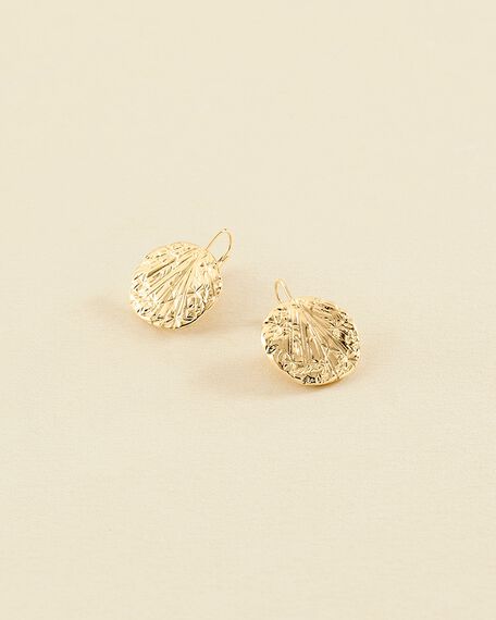 Long earrings ASTREE - Golden - Astrée  | Agatha