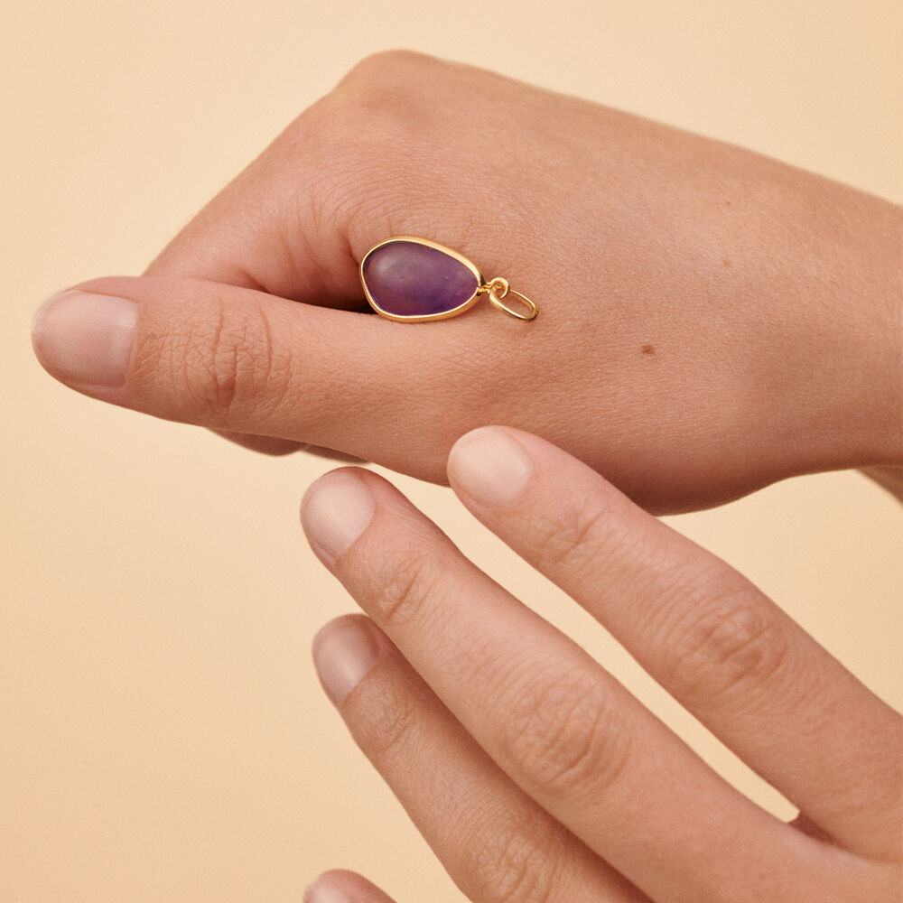 Pendant NATURAL STONE - Amethyst - Jewellery  | Agatha