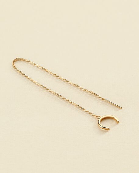 Ear cuff ROLLING - Golden - All jewellery  | Agatha