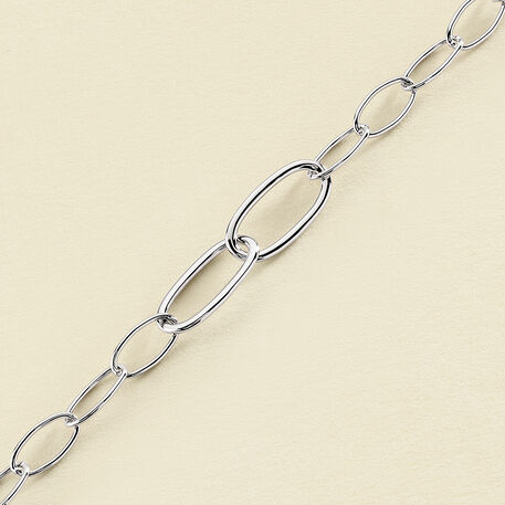 Link bracelet CHAIN - Silver - All bracelets  | Agatha