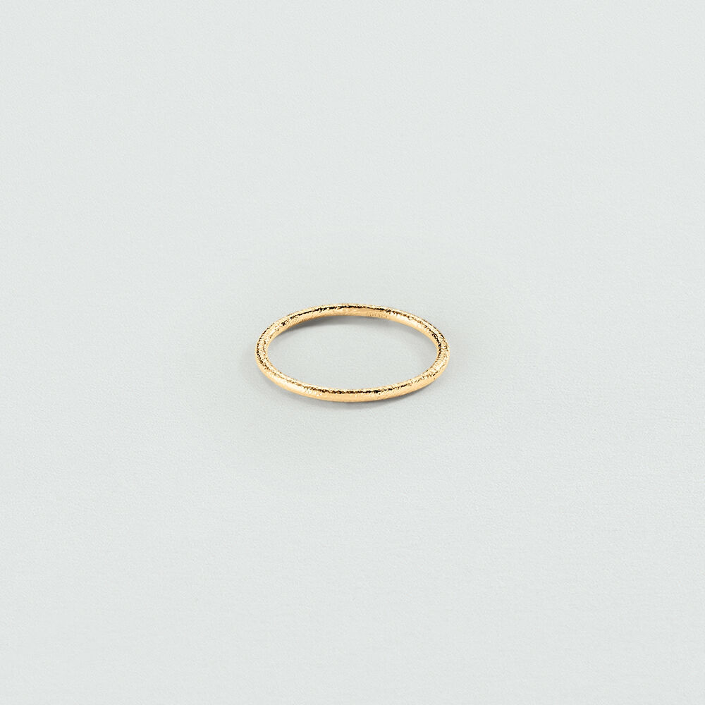 Thin ring MAAT - Golden - Jewellery  | Agatha