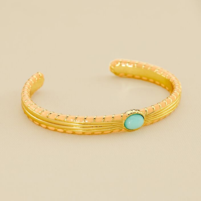 Bangle ARLEQUIN - Orange / Gold - All jewellery  | Agatha