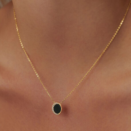 Choker necklace MOONONYX - Onyx - All jewellery  | Agatha