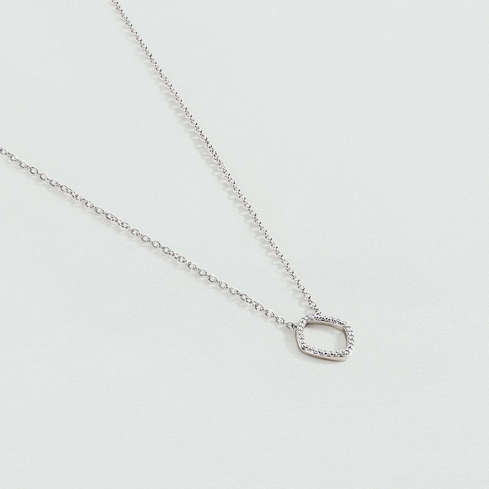 Choker necklace SISSI - Crystal / Silver - Choker necklace  | Agatha