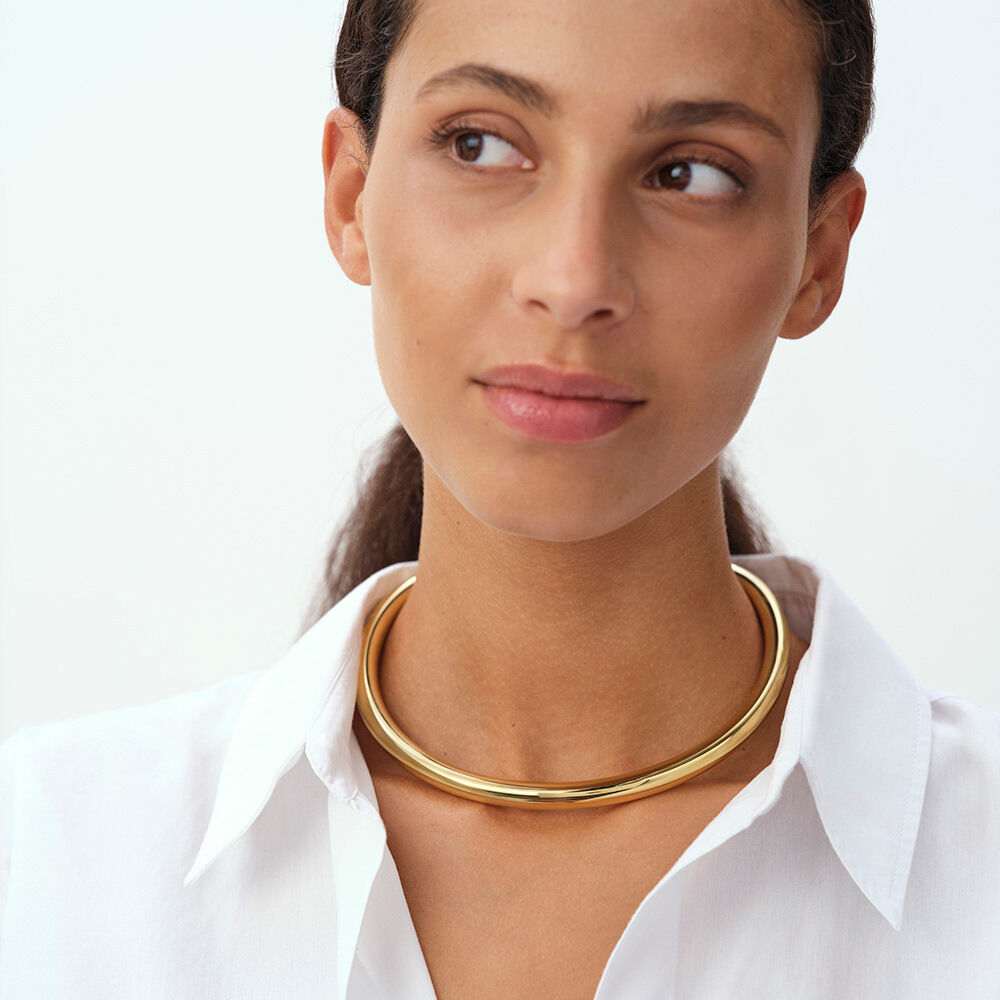 Choker GRAND PALAIS - Golden - Necklaces  | Agatha