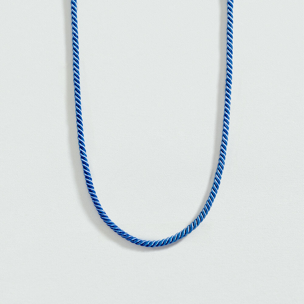 Choker necklace CORD - Blue - Choker necklace  | Agatha