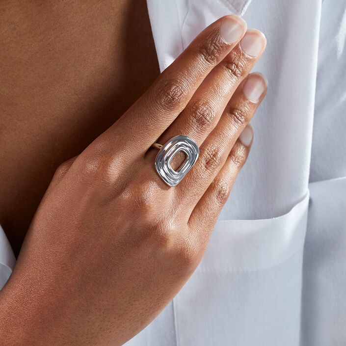 Large ring SOUL - Silver - All jewellery  | Agatha