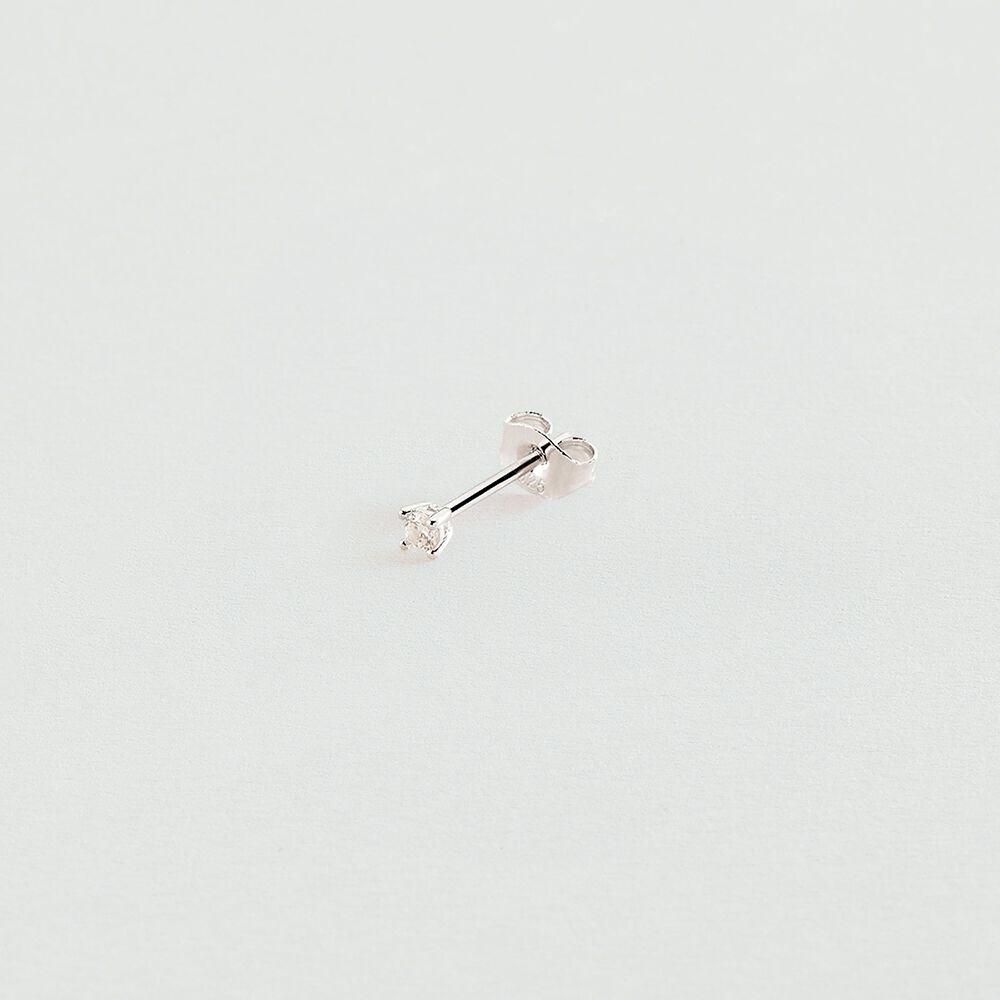 Piercing stud MINI - Crystal / Silver - Jewellery  | Agatha