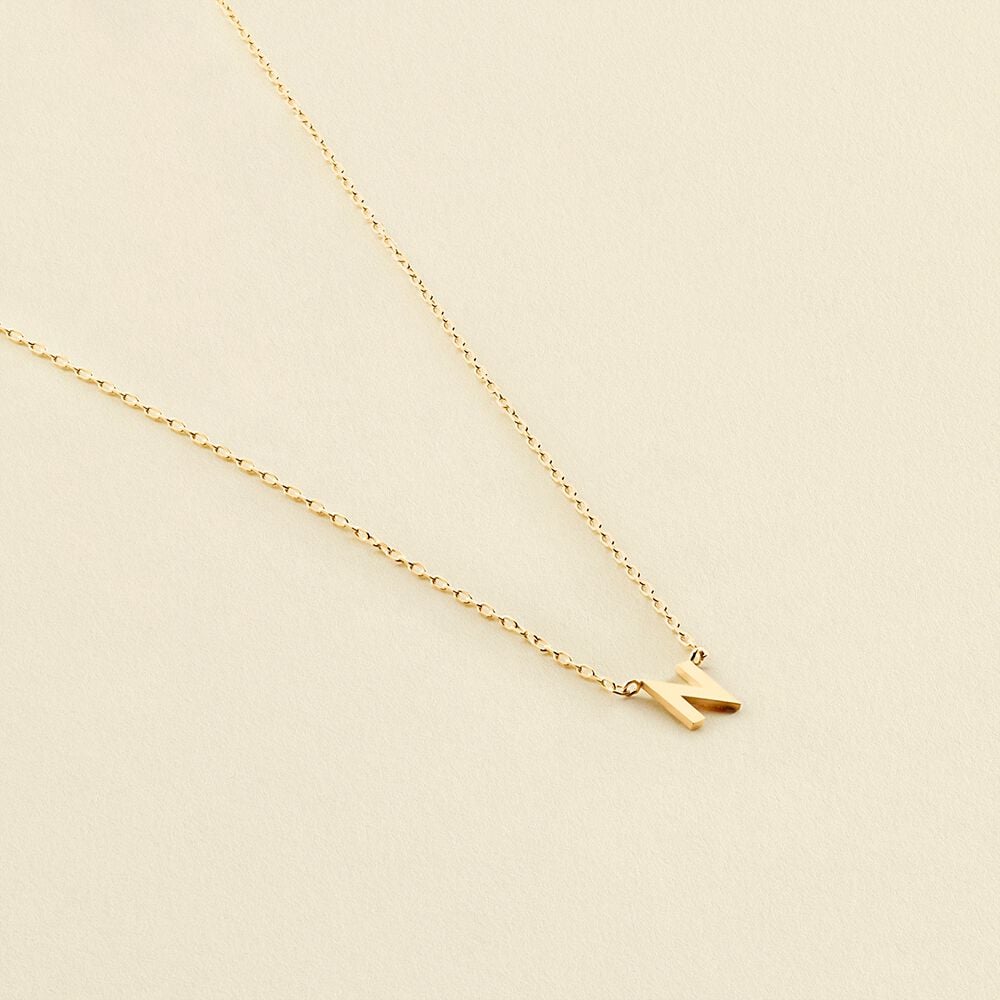 Choker necklace ABC - Golden - Choker necklace  | Agatha