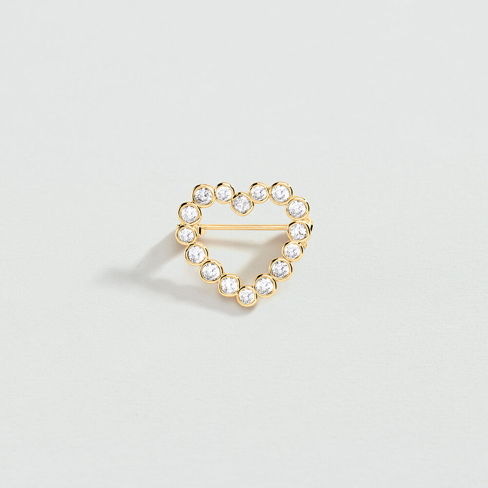 Brooch CANDY - Crystal / Golden - Accessories  | Agatha