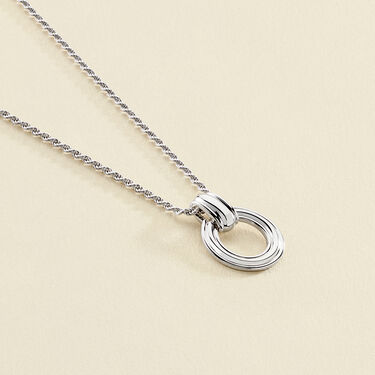 Mid-length necklace 1960 - Silver - 19:38  | Agatha