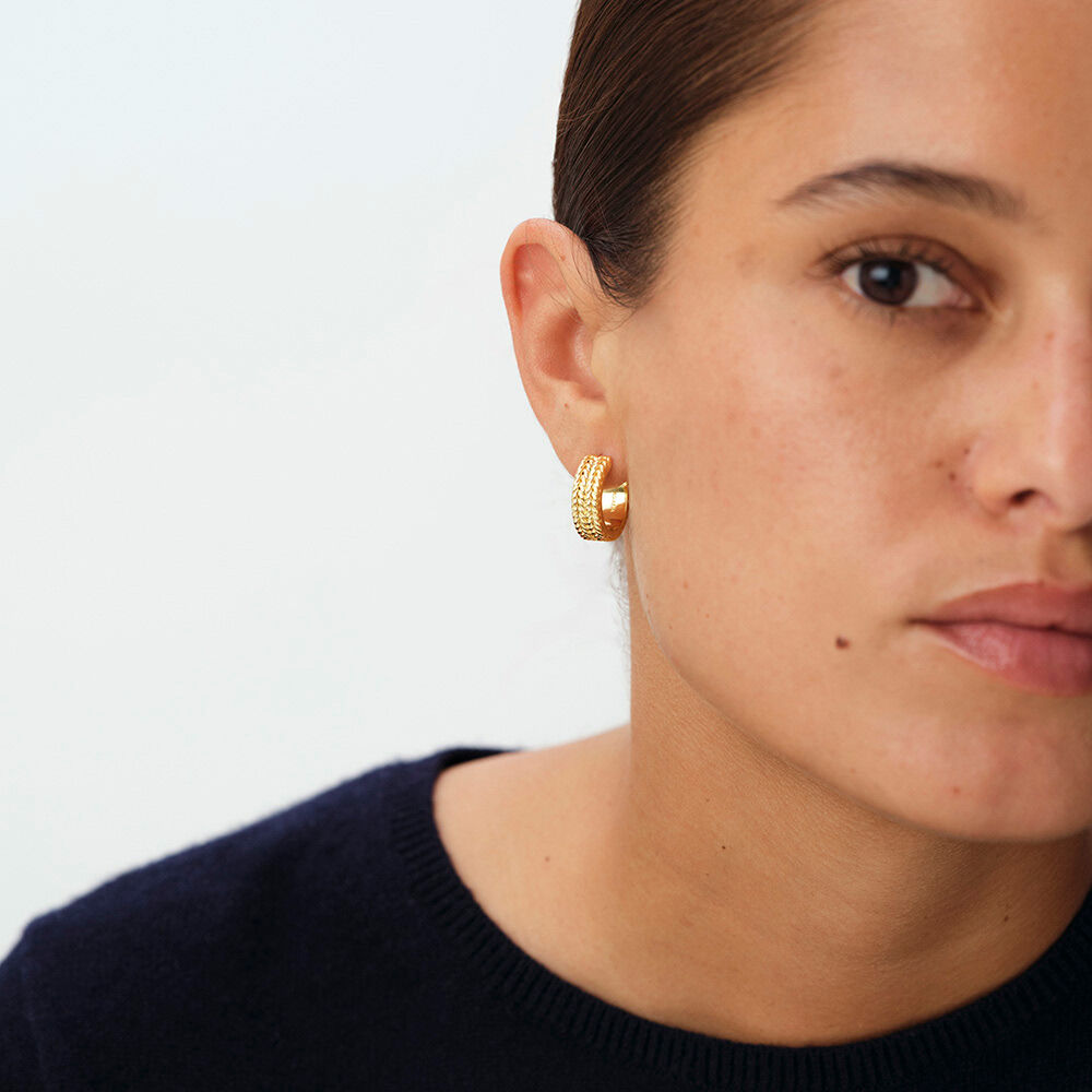 Hoops TUILERIES - Golden - Earrings  | Agatha