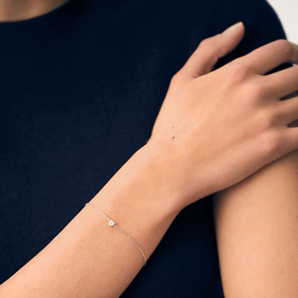 Link bracelet ADOREE - Crystal / Silver - Bracelets  | Agatha