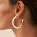 Hoops LINES - Silver - All earings  | Agatha
