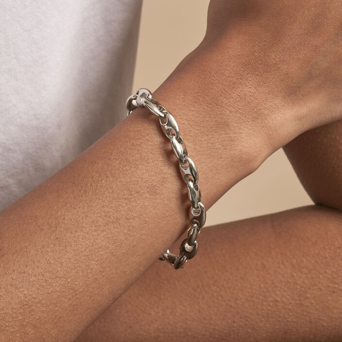 Link bracelet ETREINTE - Silver - All bracelets  | Agatha