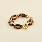 Link bracelet BOUCLE - Scale / Golden - All jewellery  | Agatha
