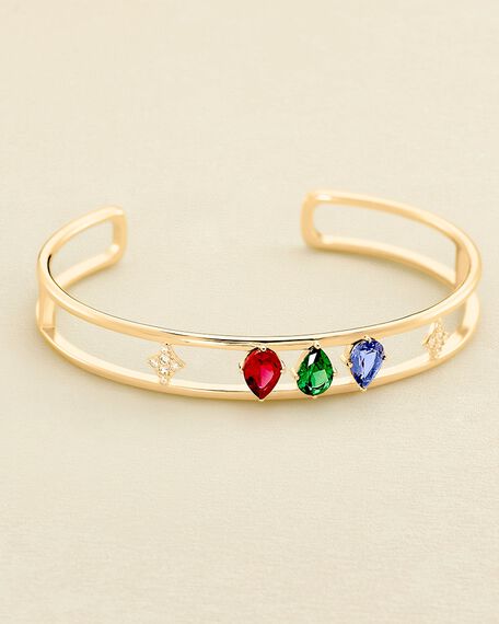 Cuff ASTRE - Multicolor / Gold - All bracelets  | Agatha