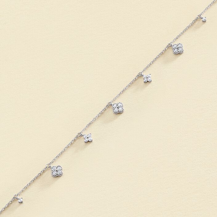 Link bracelet BELOVED - Crystal / Silver - All jewellery  | Agatha