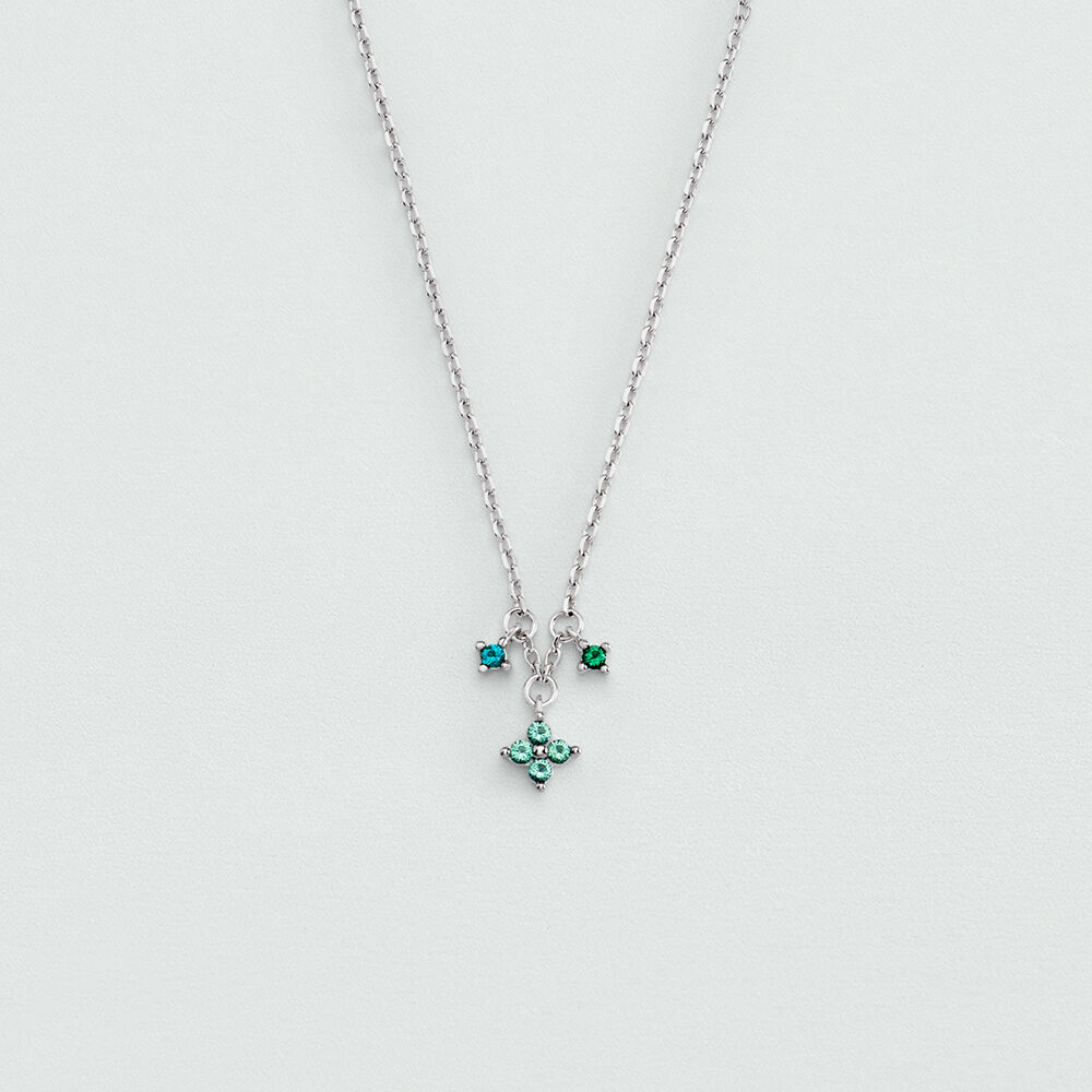 Choker necklace BELOVED - Multicolor / Silver - Choker necklace  | Agatha
