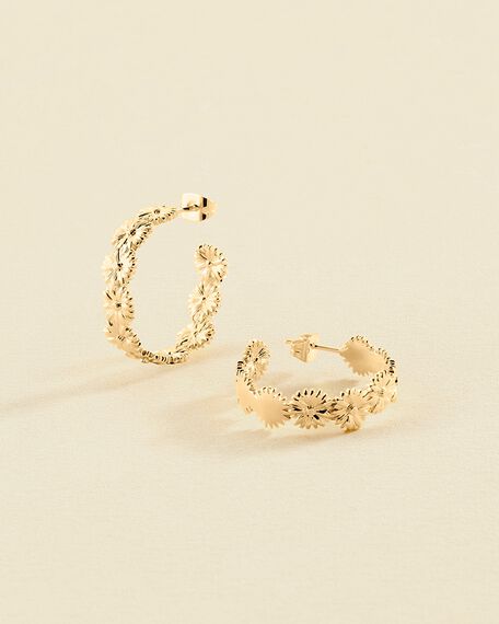 Hoops BLOSSOM - Golden - All jewellery  | Agatha