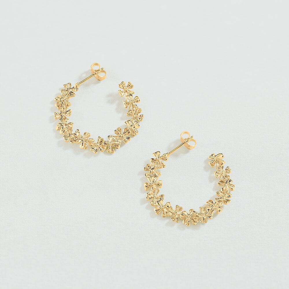 Hoops FELICIA - Golden - Earrings  | Agatha