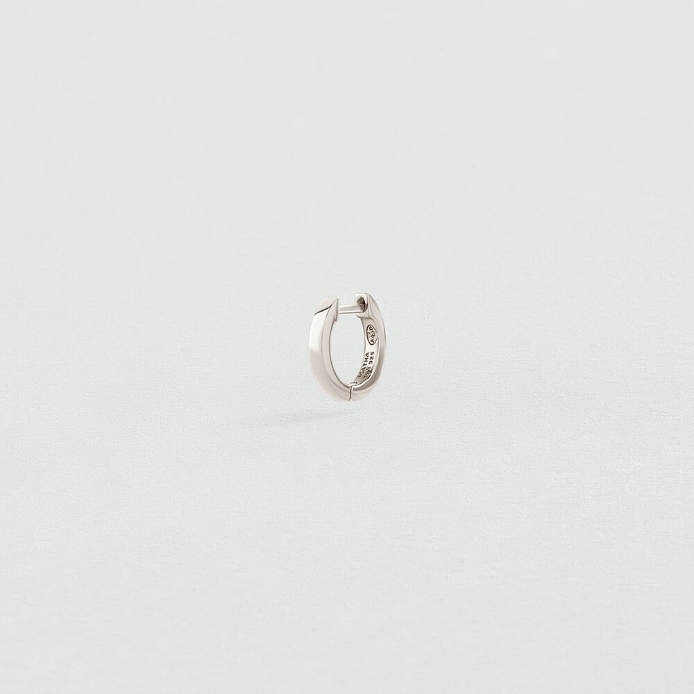 Single hoop earring MIX & MATCH - Silver - Genuine silver  | Agatha