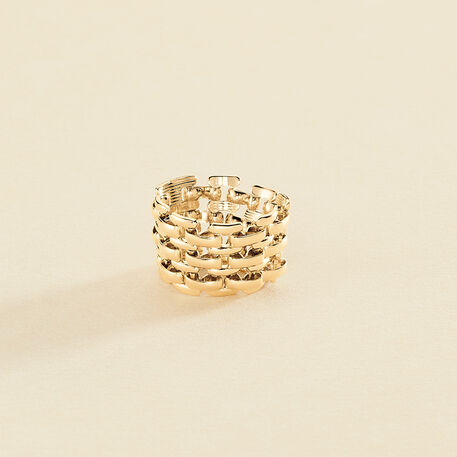 Large ring MINUIT - Golden - All jewellery  | Agatha