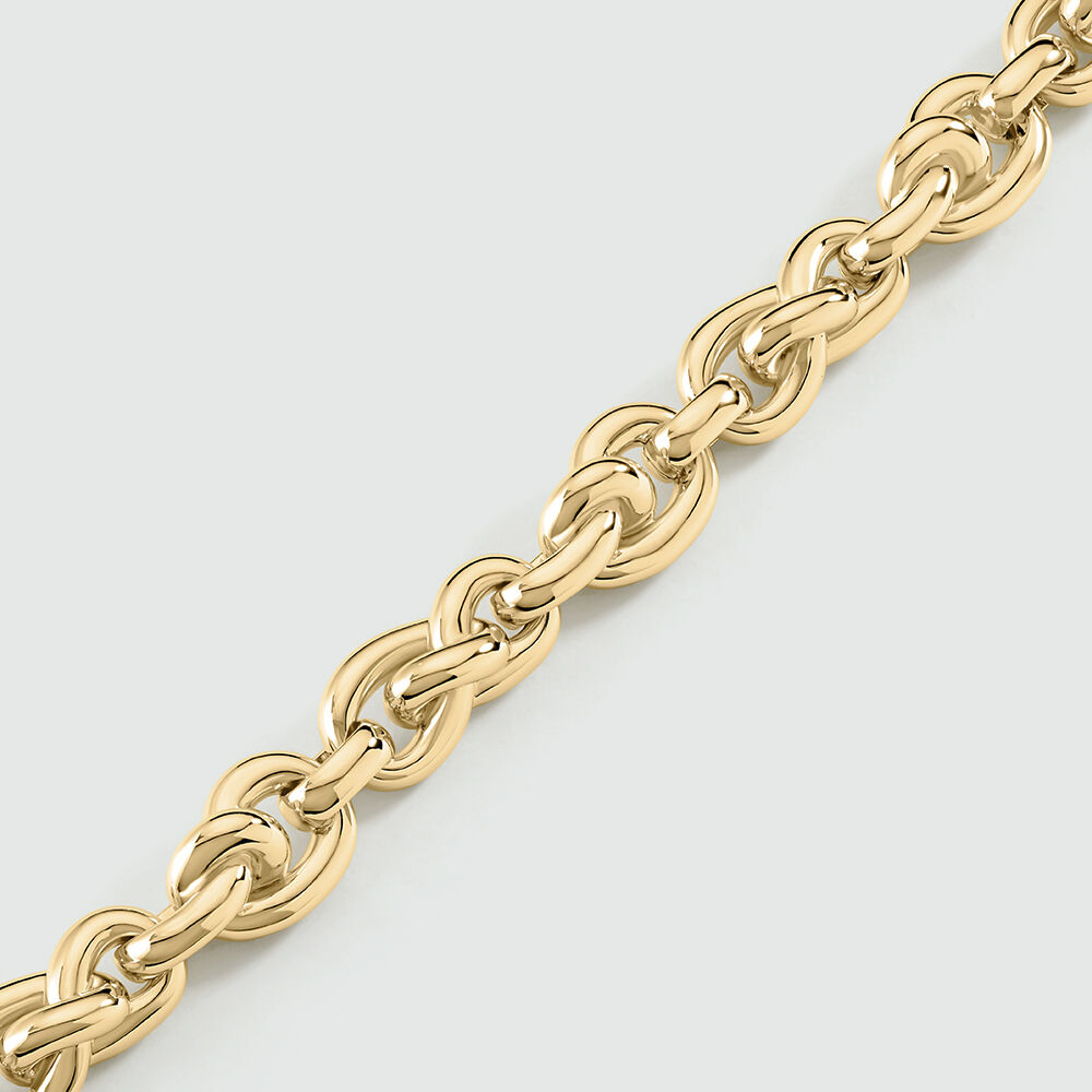 Link bracelet LOULOU - Golden - Bracelets  | Agatha