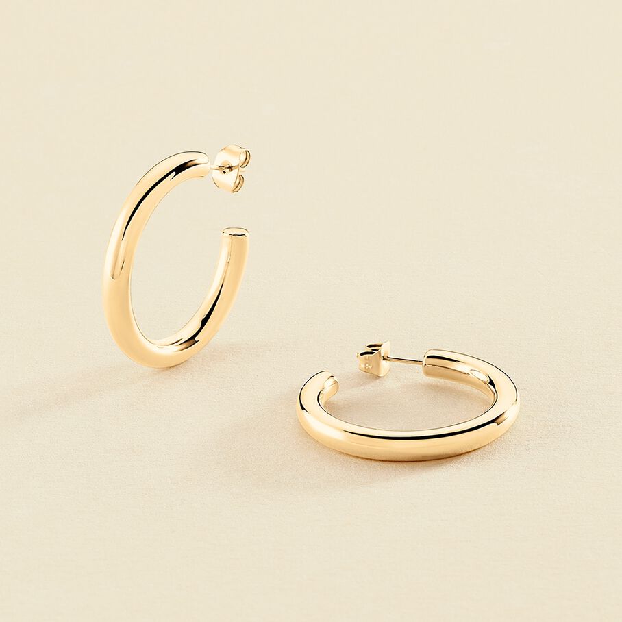 Hoops GIPSY - Golden - All earings  | Agatha