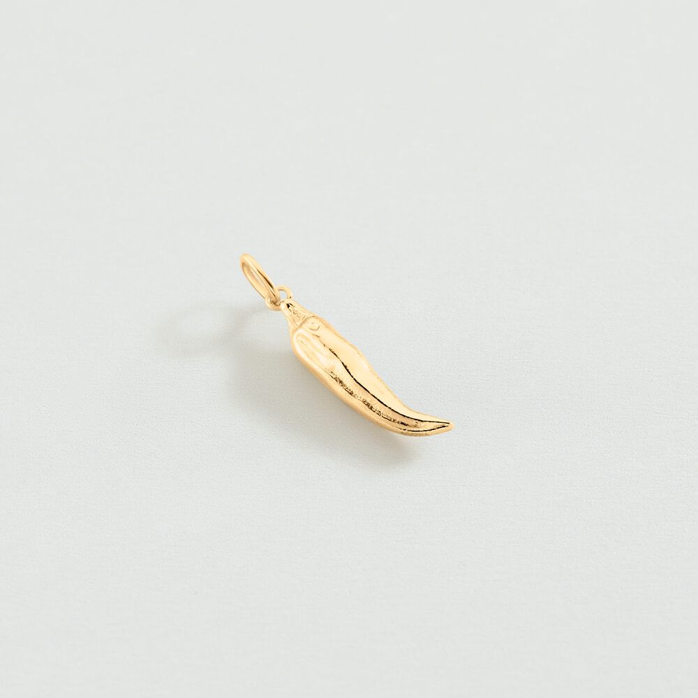 Pendant CHILI - Golden - Jewellery  | Agatha