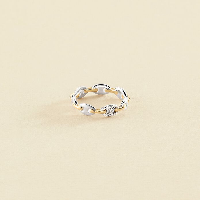 Thin ring ETREINTE - Silver / Gold - All jewellery  | Agatha