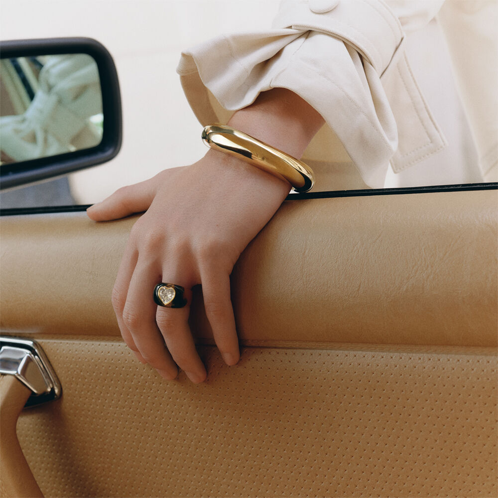 Bangle GRAND PALAIS - Golden - Bangle  | Agatha