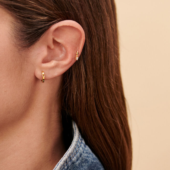 Piercing Helix & Tragus EAR2PERRINE - Crystal / Golden - All jewellery  | Agatha