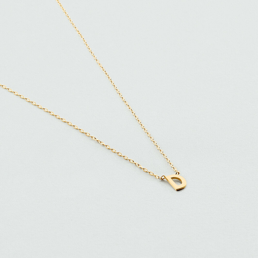Choker necklace ABC - Golden - Choker necklace  | Agatha