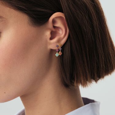 Long earrings BELOVED - Multicolor / Gold - All jewellery  | Agatha