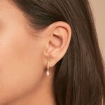 Hoop piercing MAMBA - Crystal / Golden